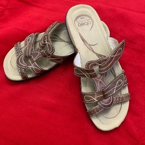 Brown Obeo leather Sandals